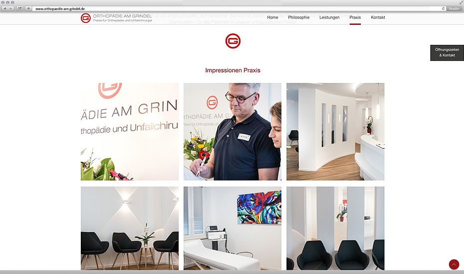 orthopaedie hamburg webdesign