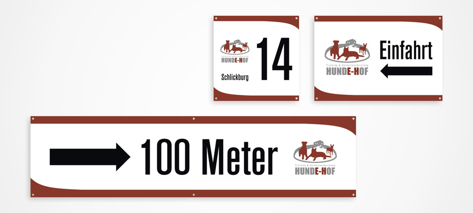 grafiker elmshorn hundehof schild